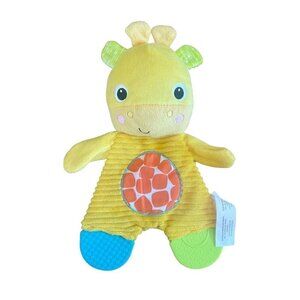 Bright Starts Snuggle & Teethe BPA-free Crinkle Teething Plush Baby Toy Giraffe